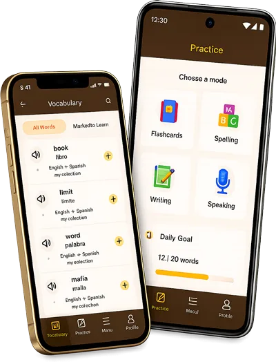 RONA Words app screens